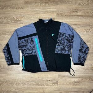 Vintage Nike Full Zip Windbeaker Jacket